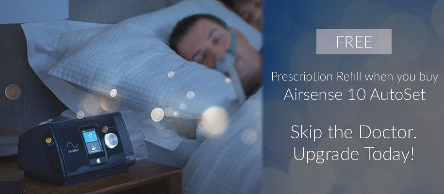 Free CPAP Prescription with Purchase of AirSense 10 AutoSet