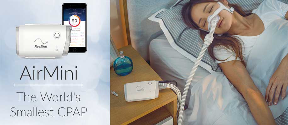 World's Smallest CPAP - ResMed AirMini Travel CPAP